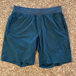 Lululemon T.H.E. Short Linerless 9” size XL Teal Blue color